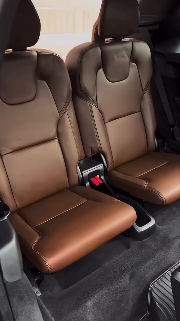 Leather interior after deep clean
